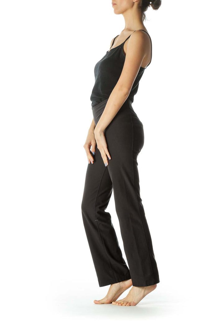 Black Stretch Activewear Pants