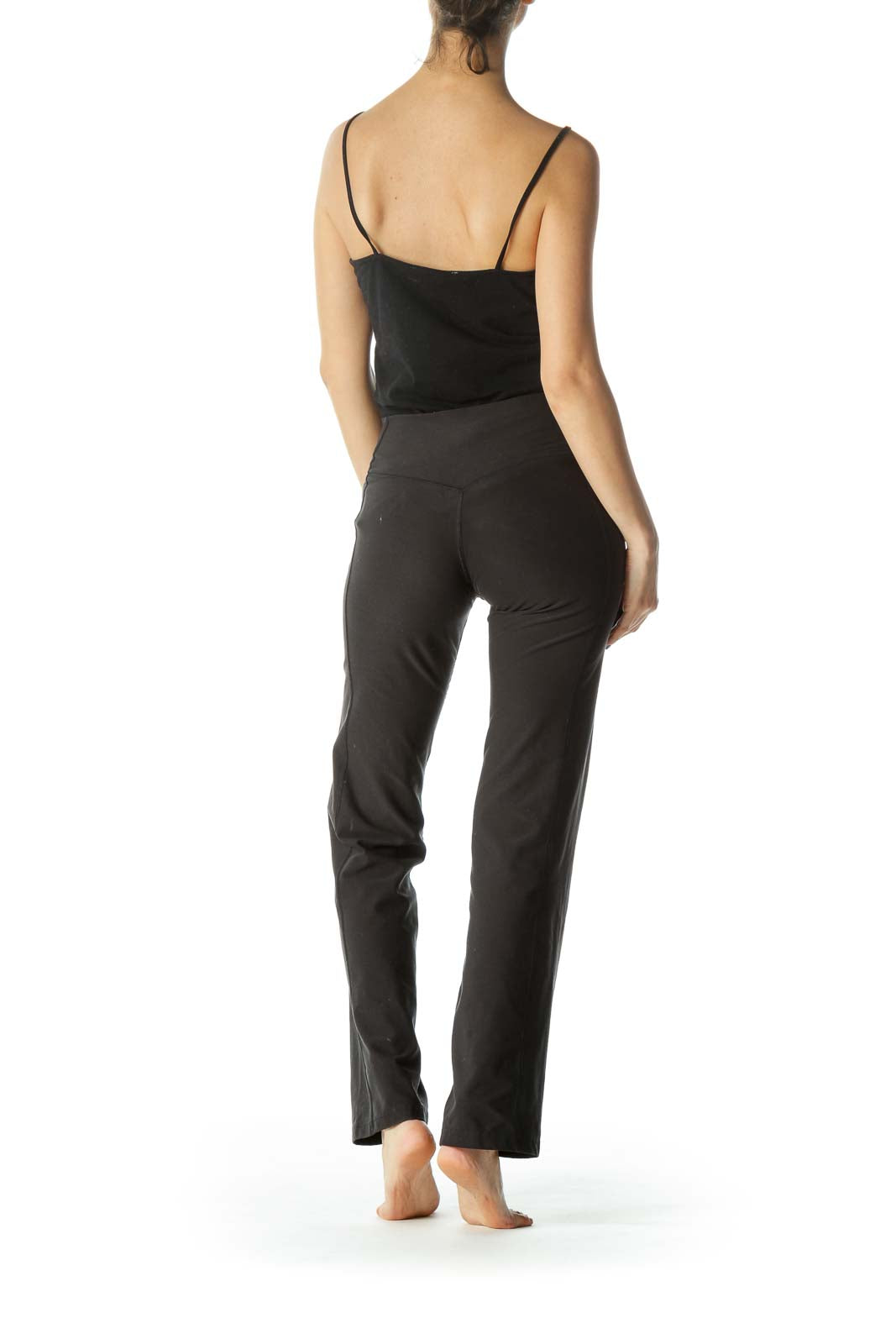 Black Stretch Activewear Pants