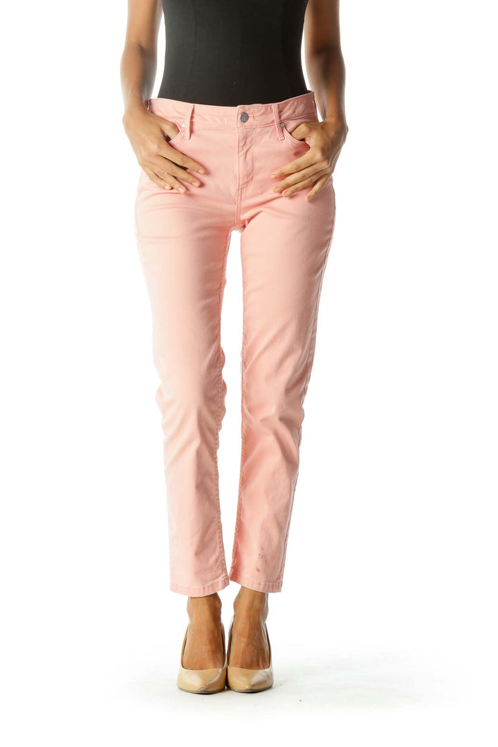 Pink Ankle Skinny Jean