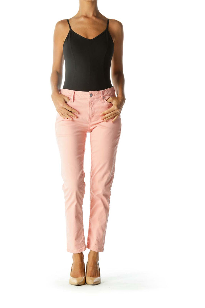 Pink Ankle Skinny Jean