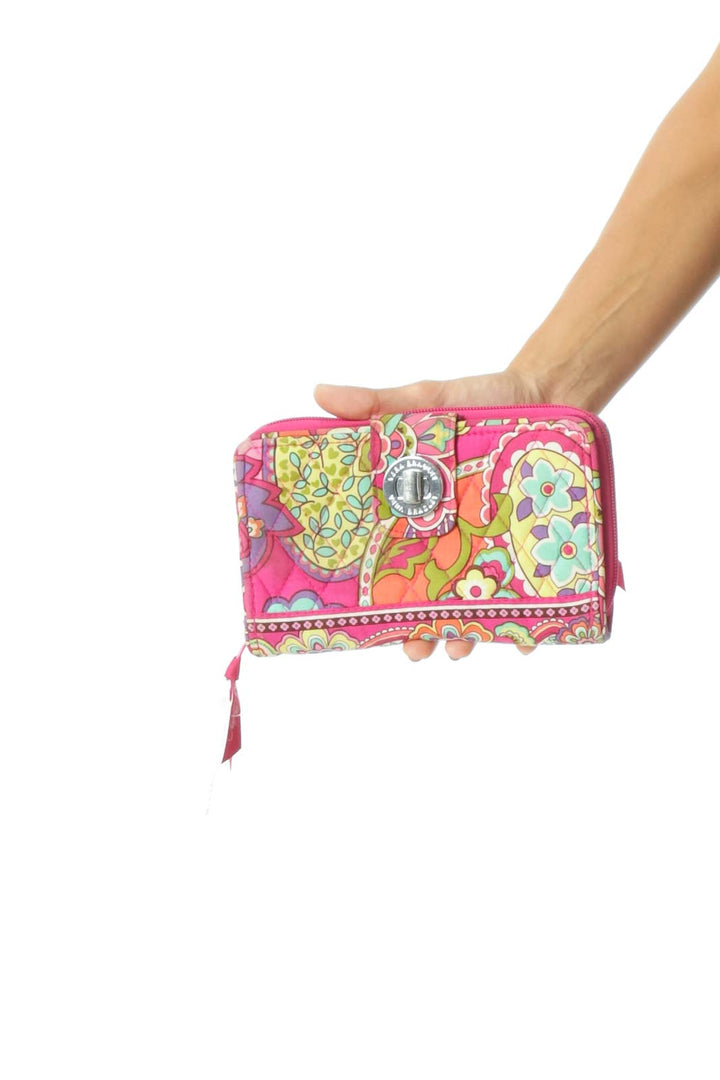 Multicolor Quilted Wallet