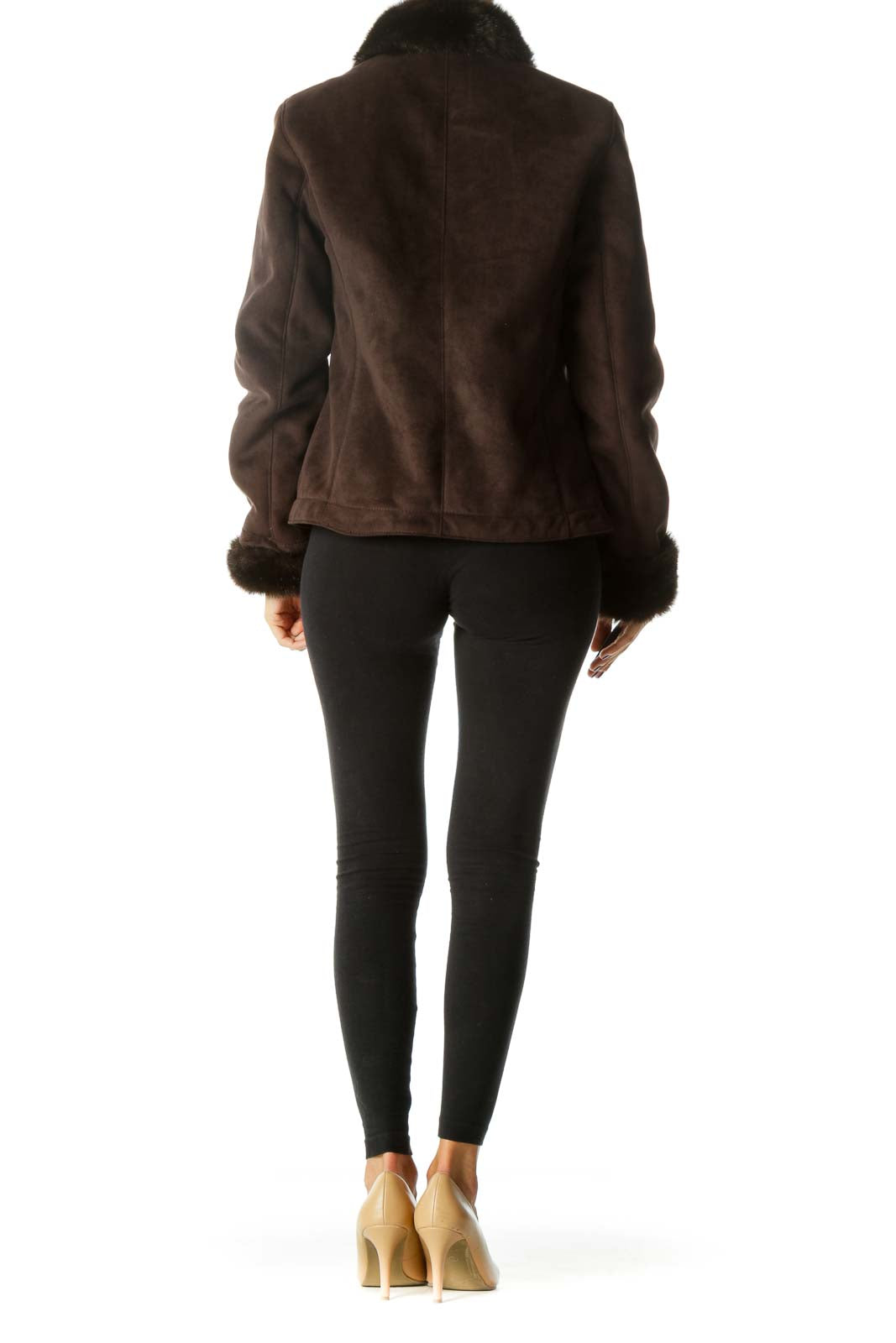 Brown Faux Shearling Coat