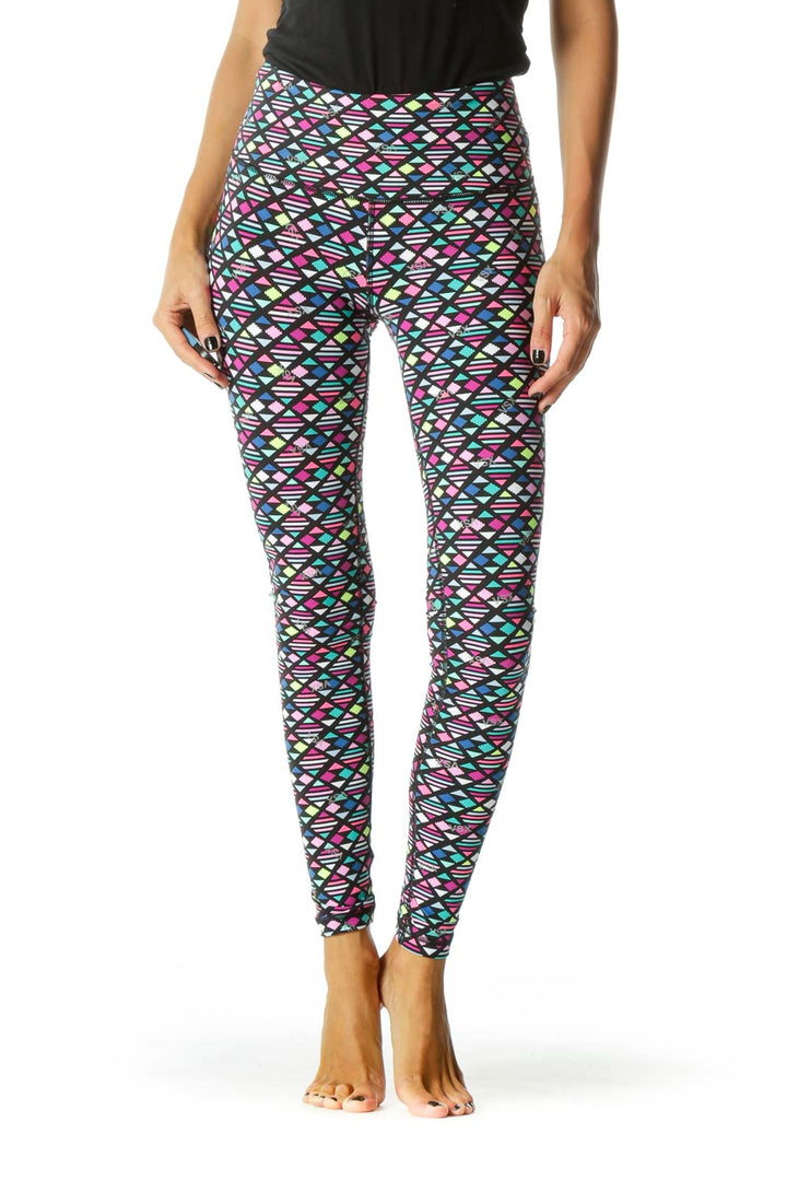 Multicolor Neon Pattern Legging