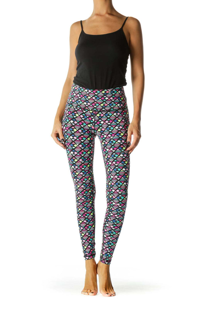 Multicolor Neon Pattern Legging