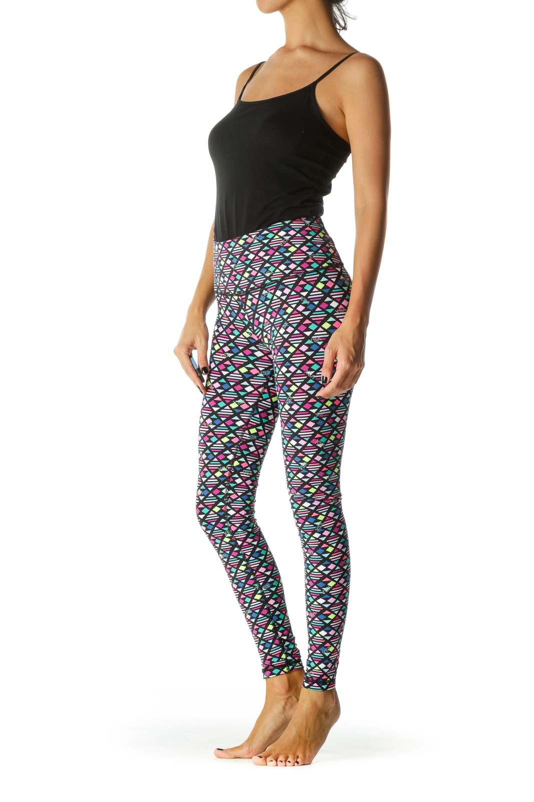 Multicolor Neon Pattern Legging