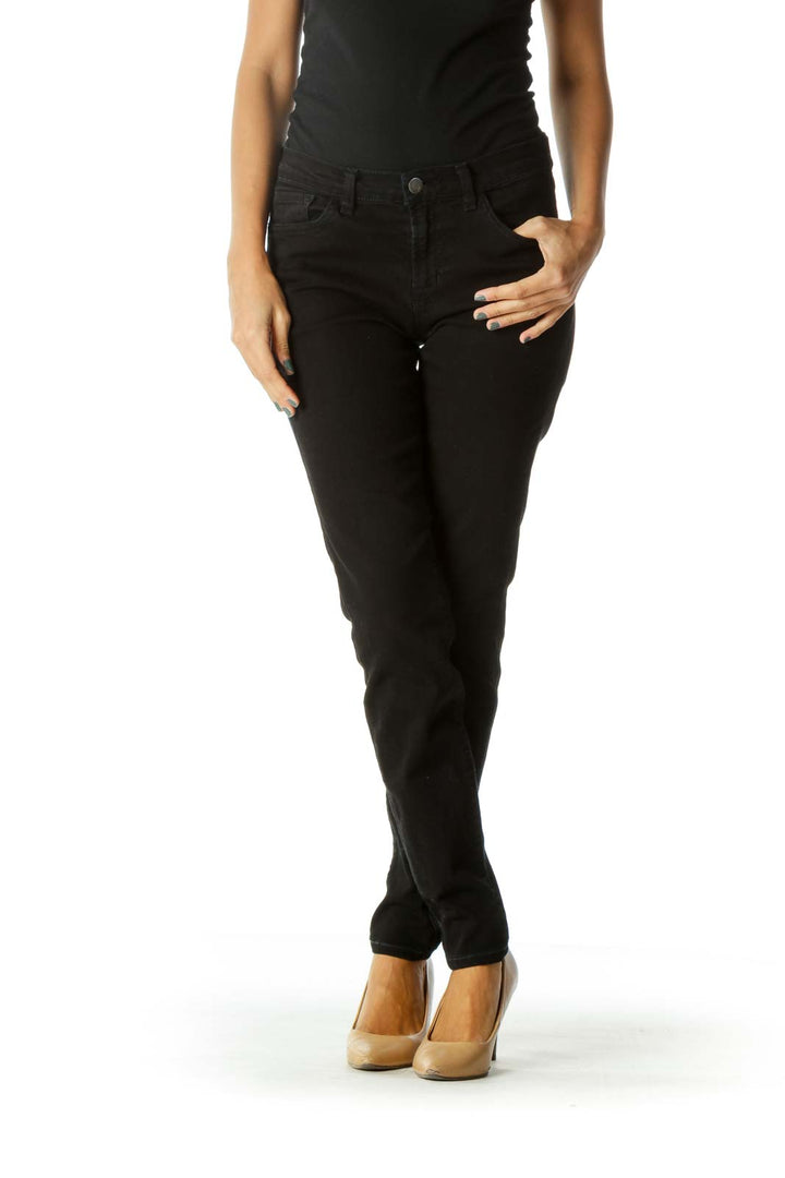 Black Stretch Skinny Denim Jeans