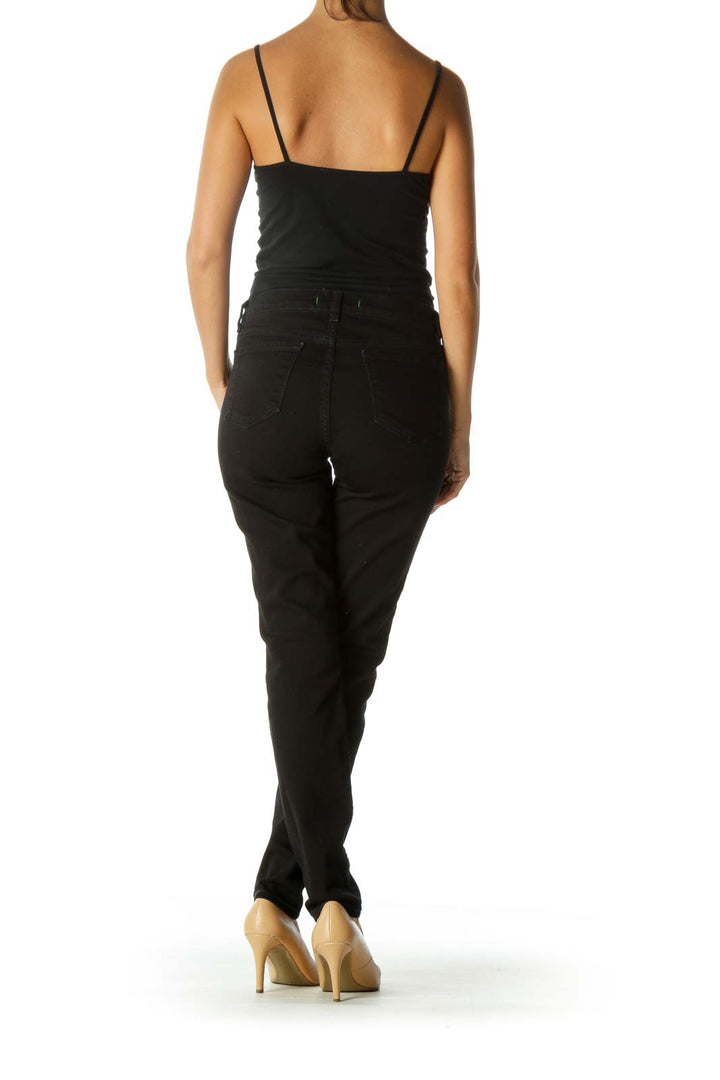 Black Stretch Skinny Denim Jeans