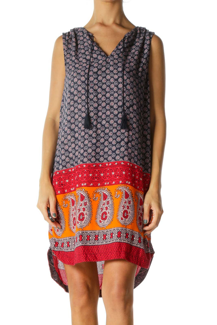 Multicolor Boho Shift Dress