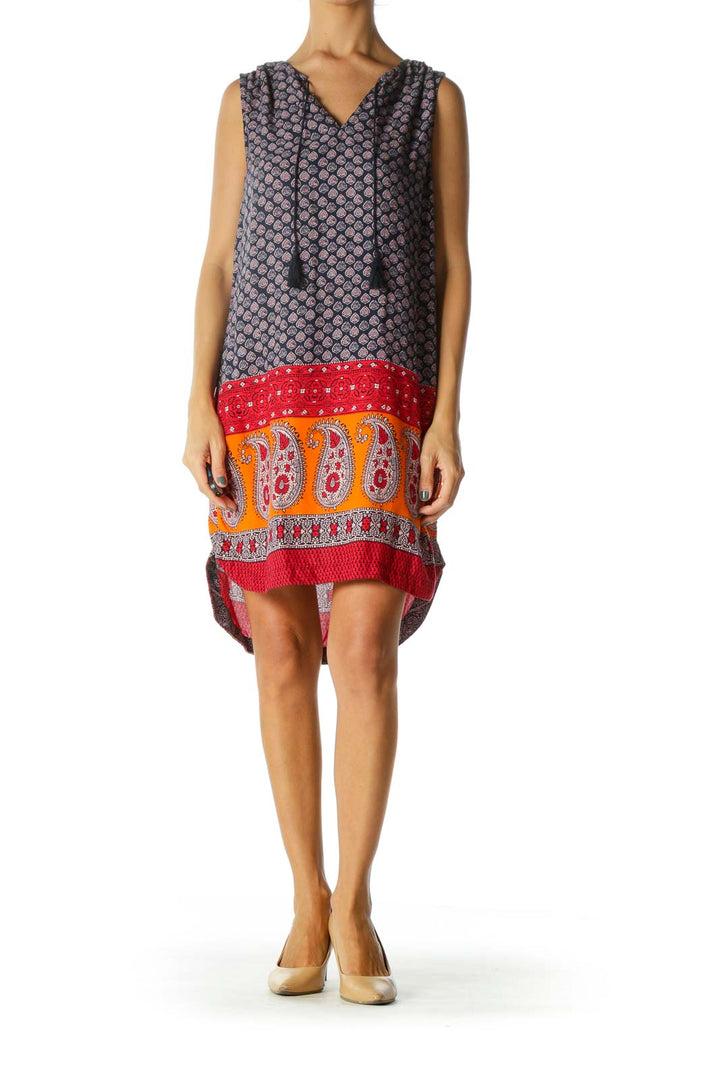 Multicolor Boho Shift Dress