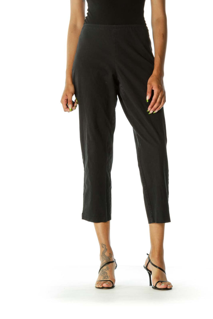 Black Skinny Cotton Pant