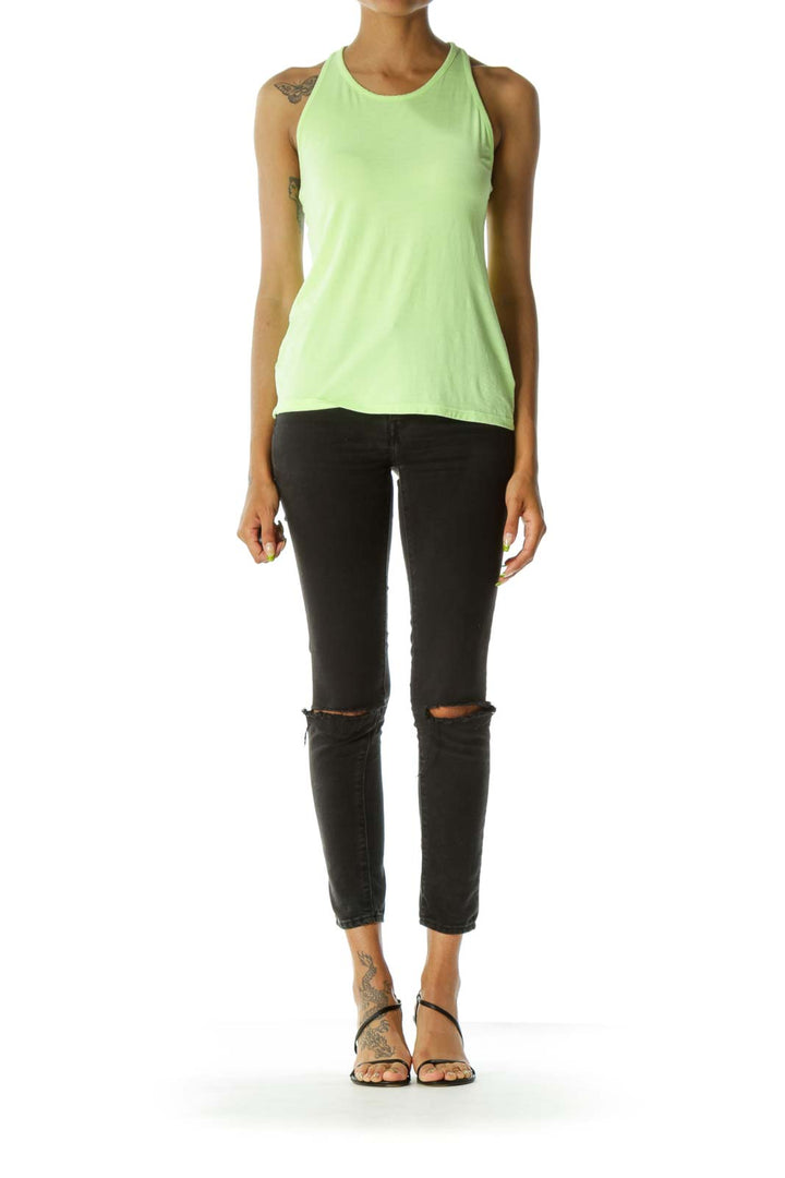 Neon Green Sport Tank Top