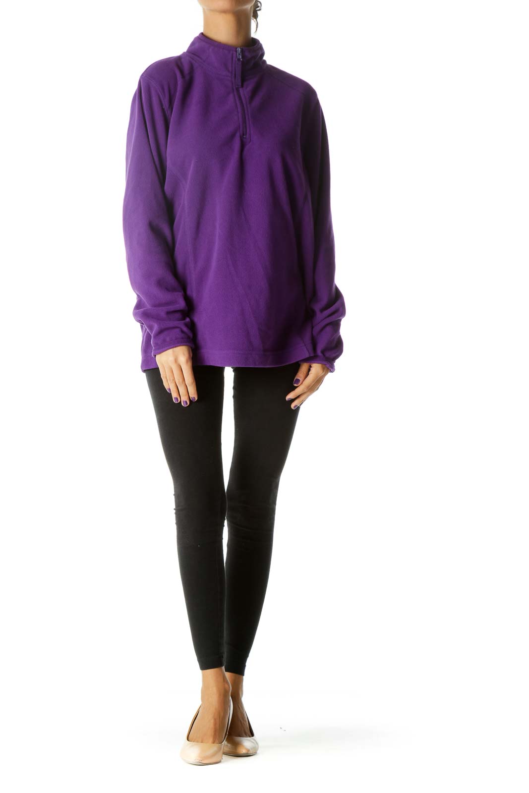 Purple Sports Pullover