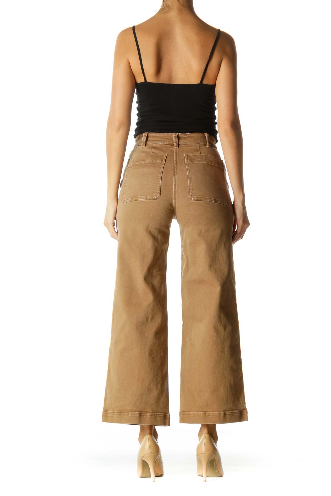 Brown Flared Jeans