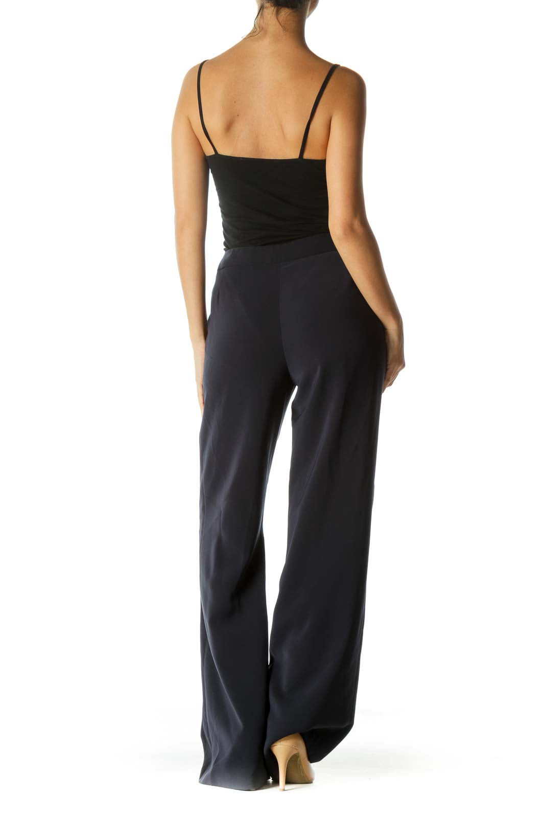 Navy Wide Leg Pant