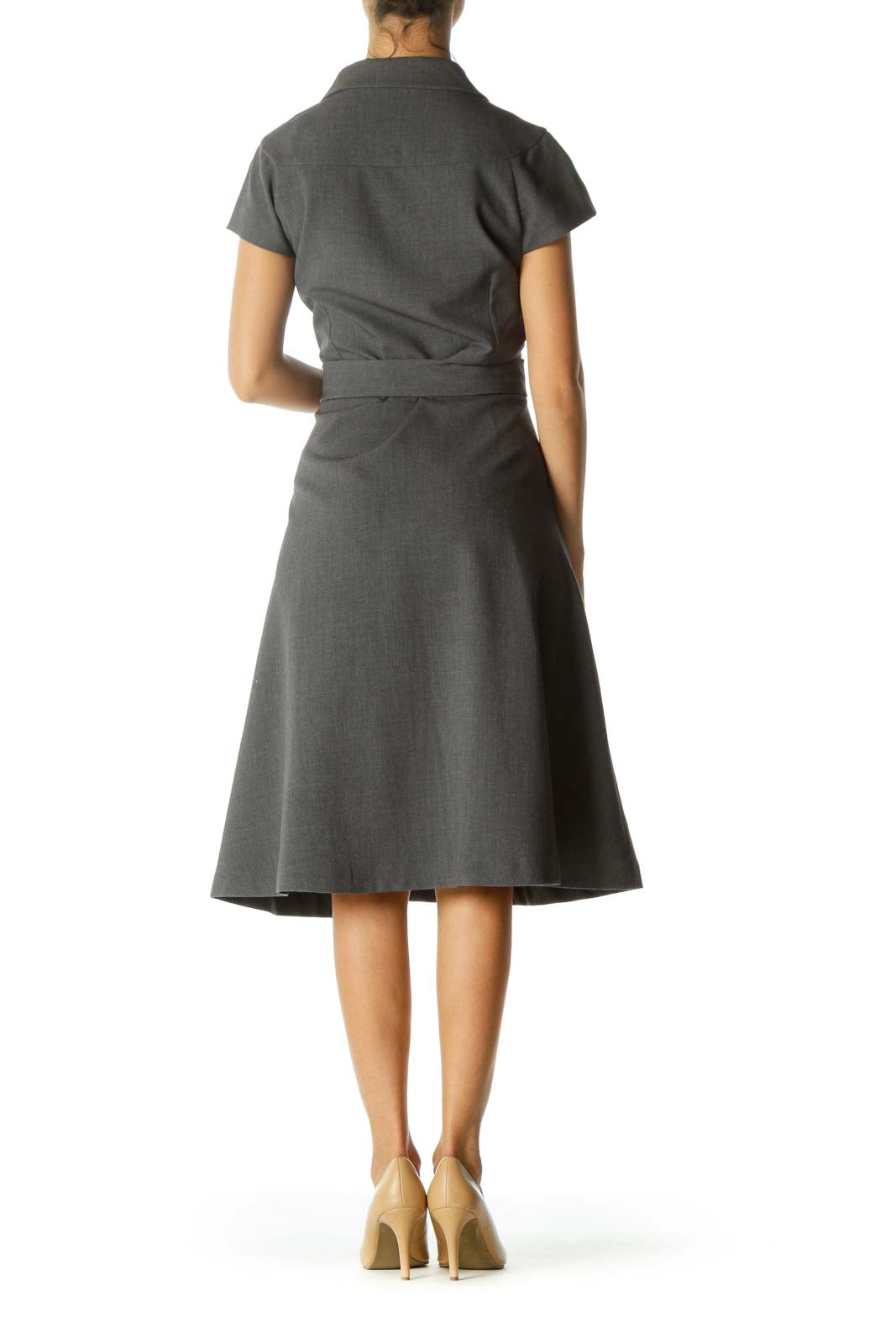 Gray Work Dress