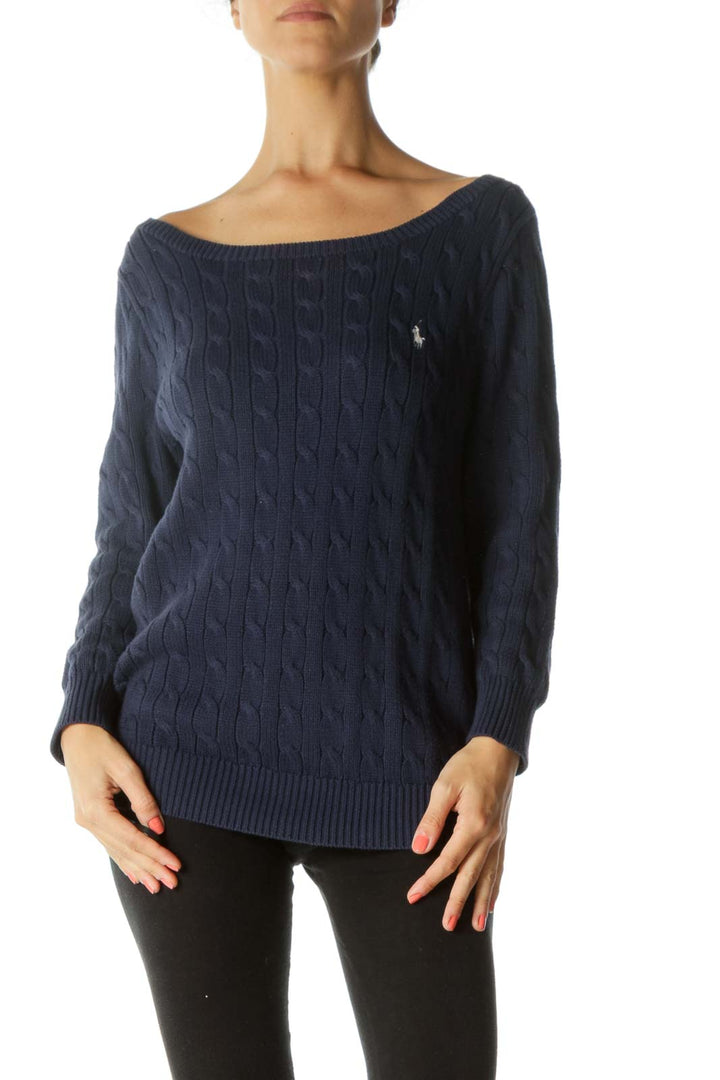 Navy Knit Sweater