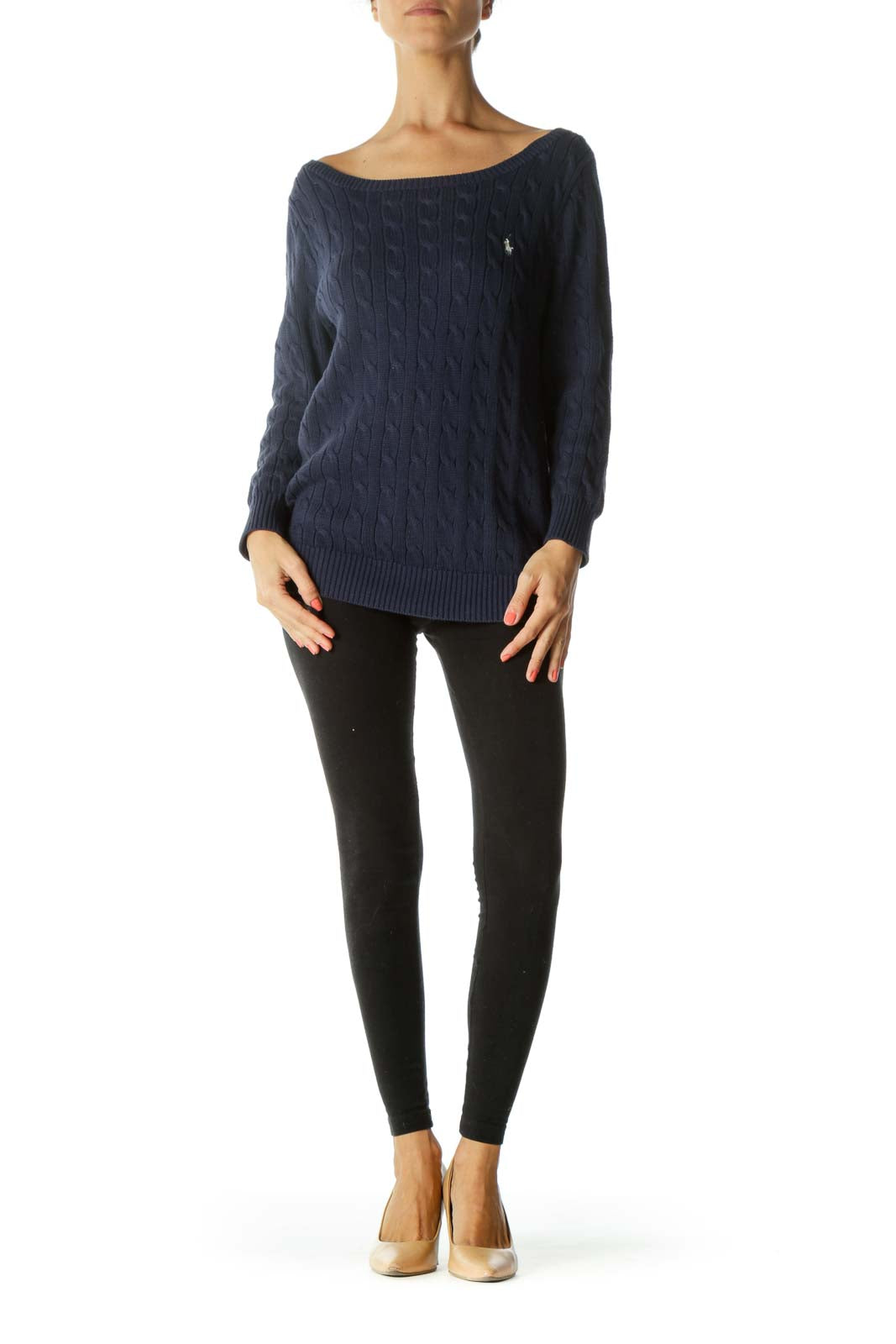 Navy Knit Sweater