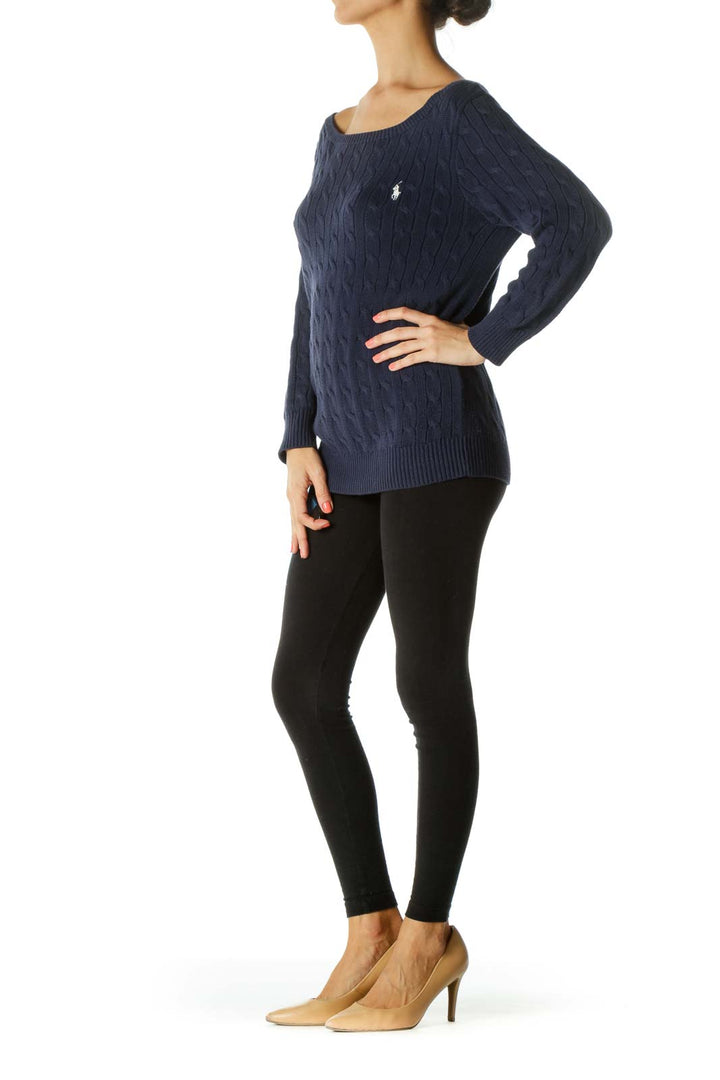 Navy Knit Sweater