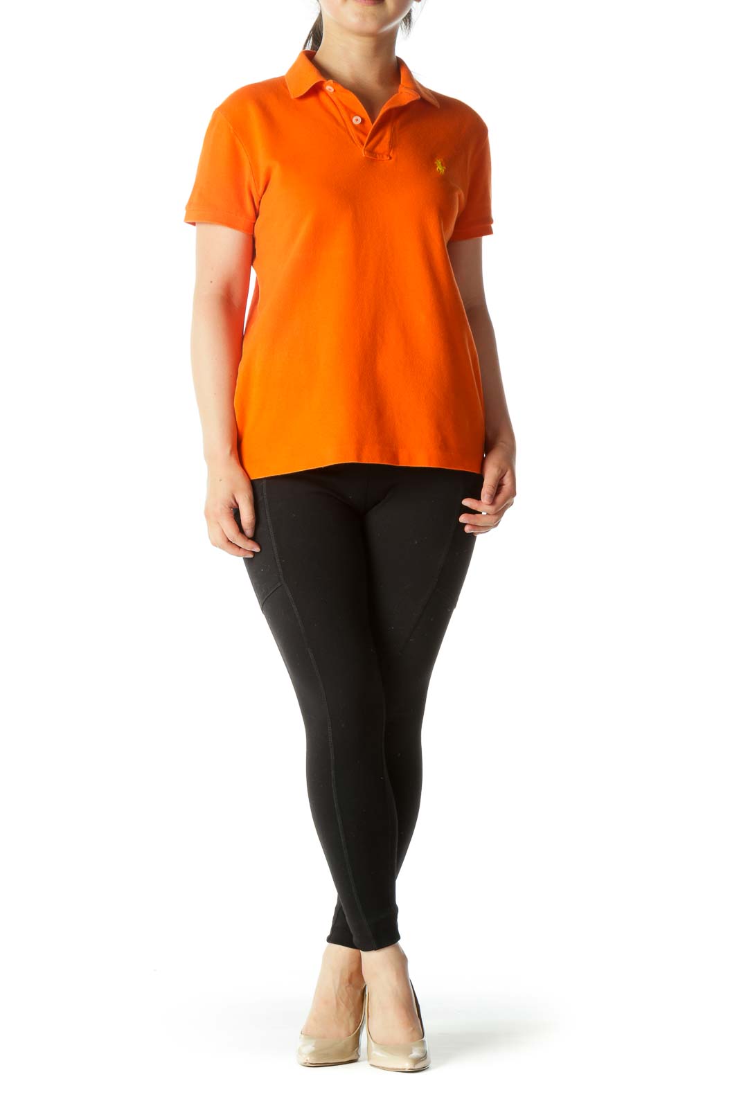 Orange Petitie Polo Shirt