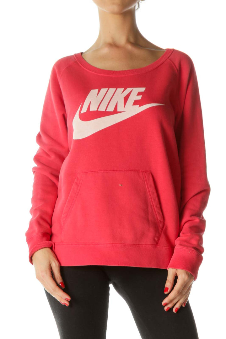 Red Logo Sport Sweatshirt