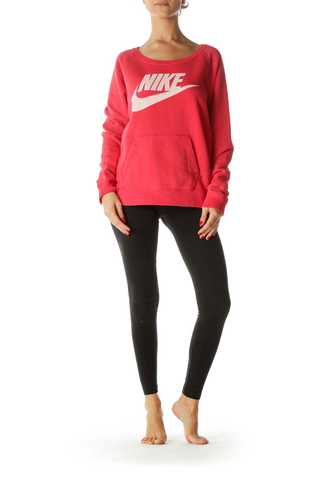 Red Logo Sport Sweatshirt