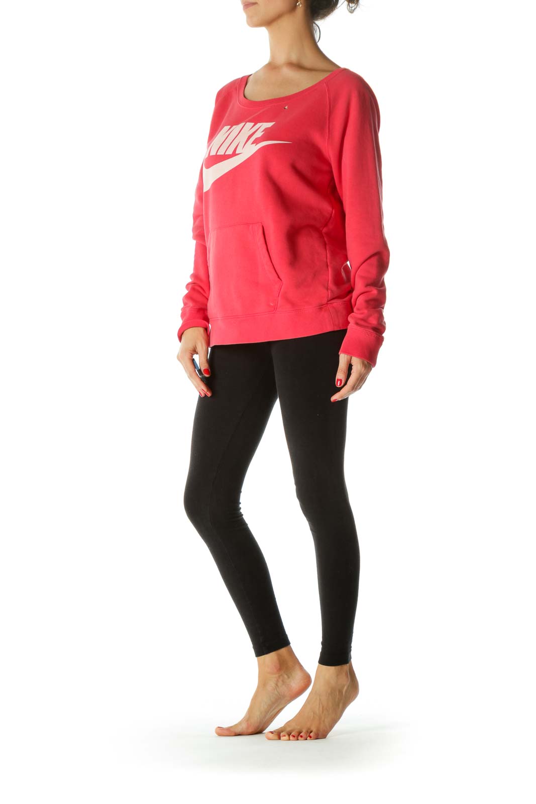 Red Logo Sport Sweatshirt