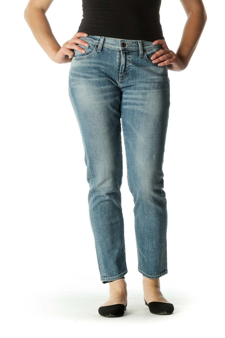 Blue Medium Wash Jeans