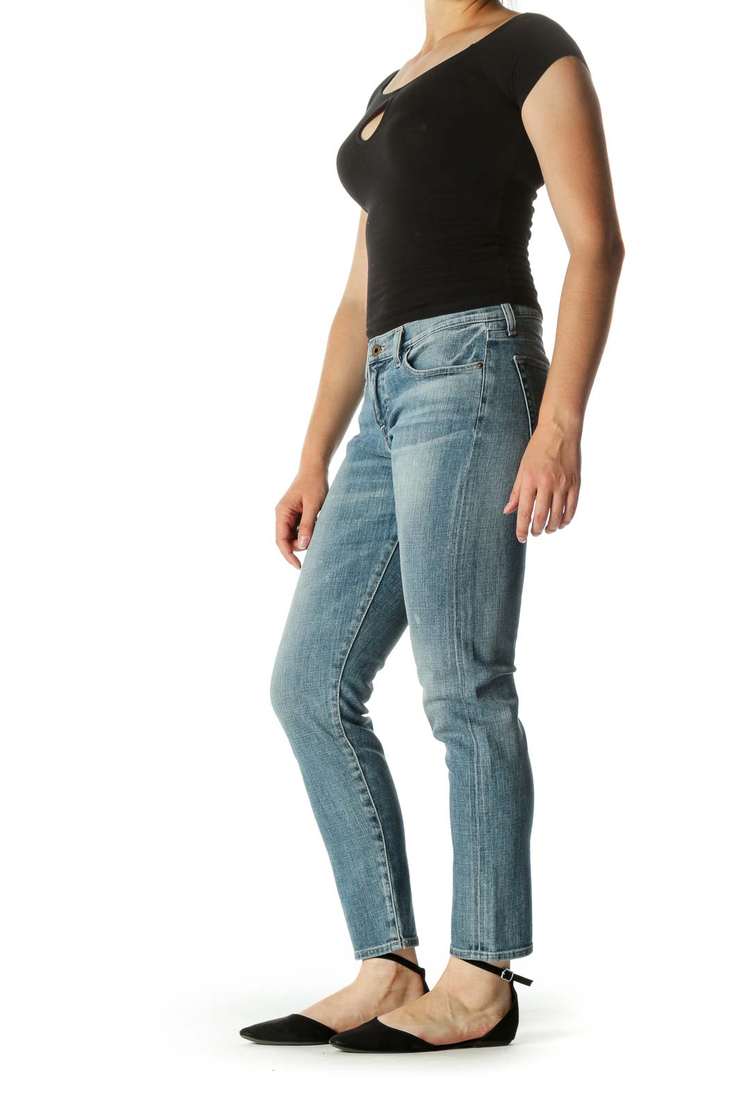 Blue Medium Wash Jeans