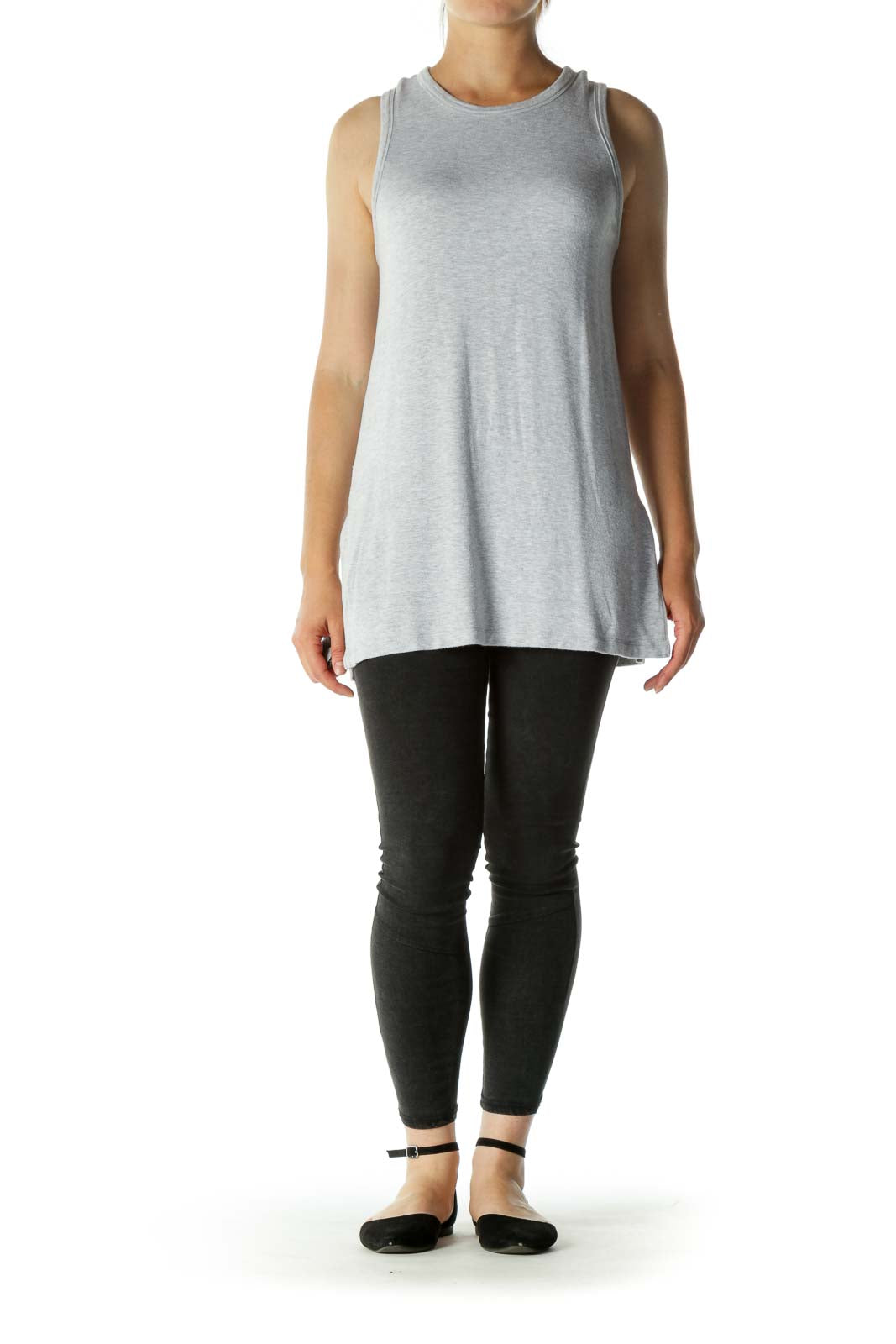 Gray Tunic Tank Top