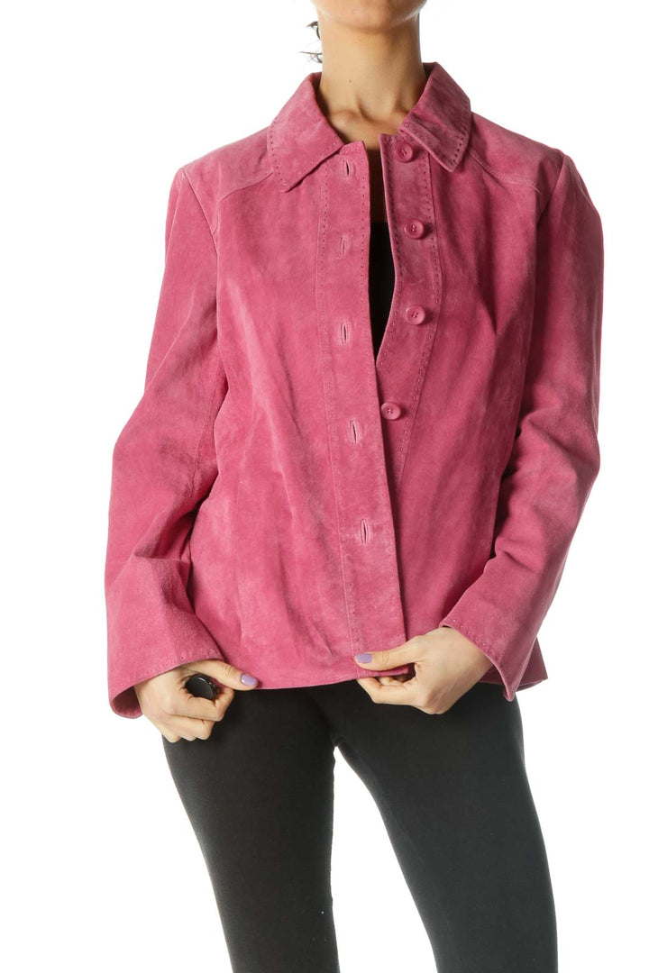 Pink Suede Jacket