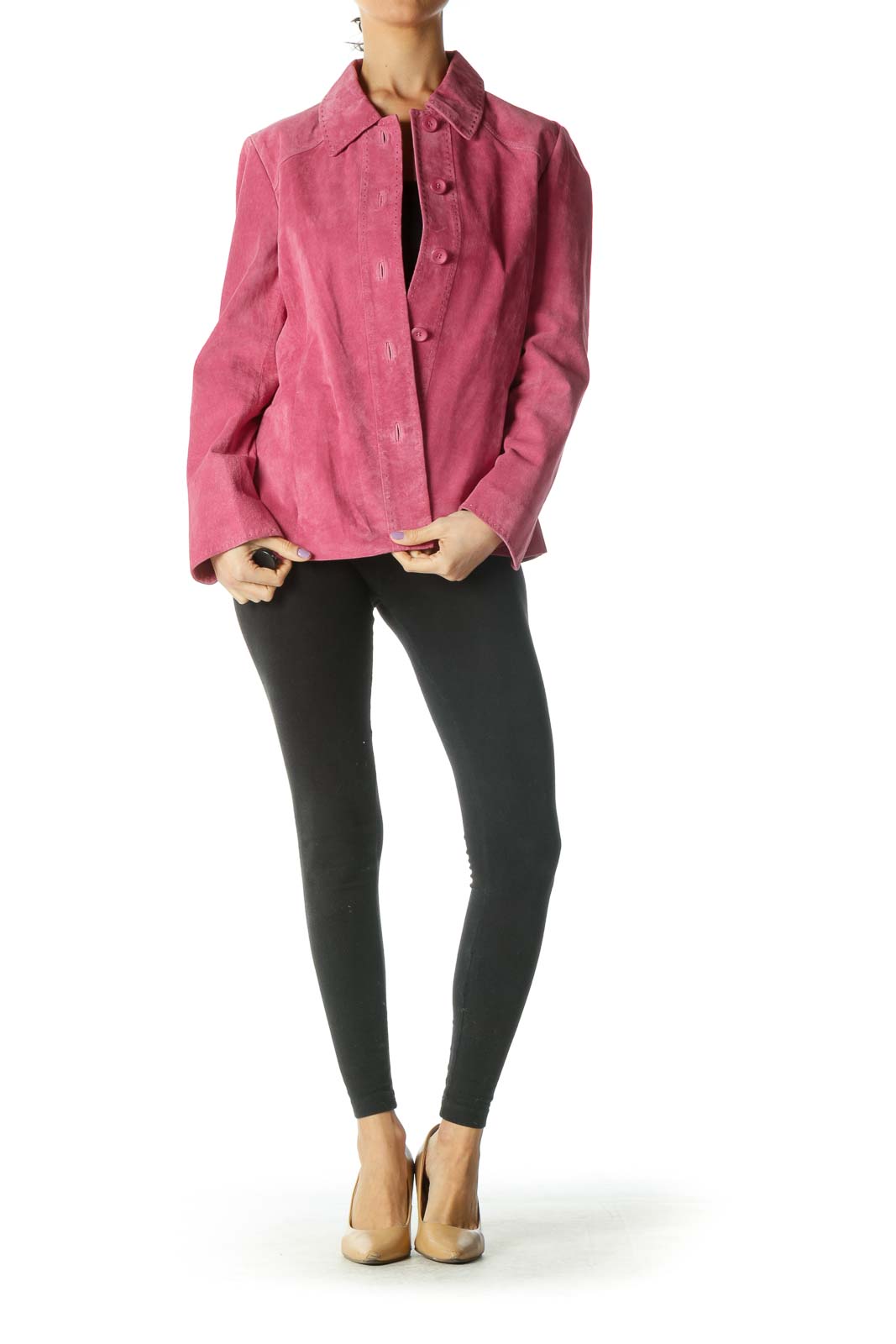 Pink Suede Jacket