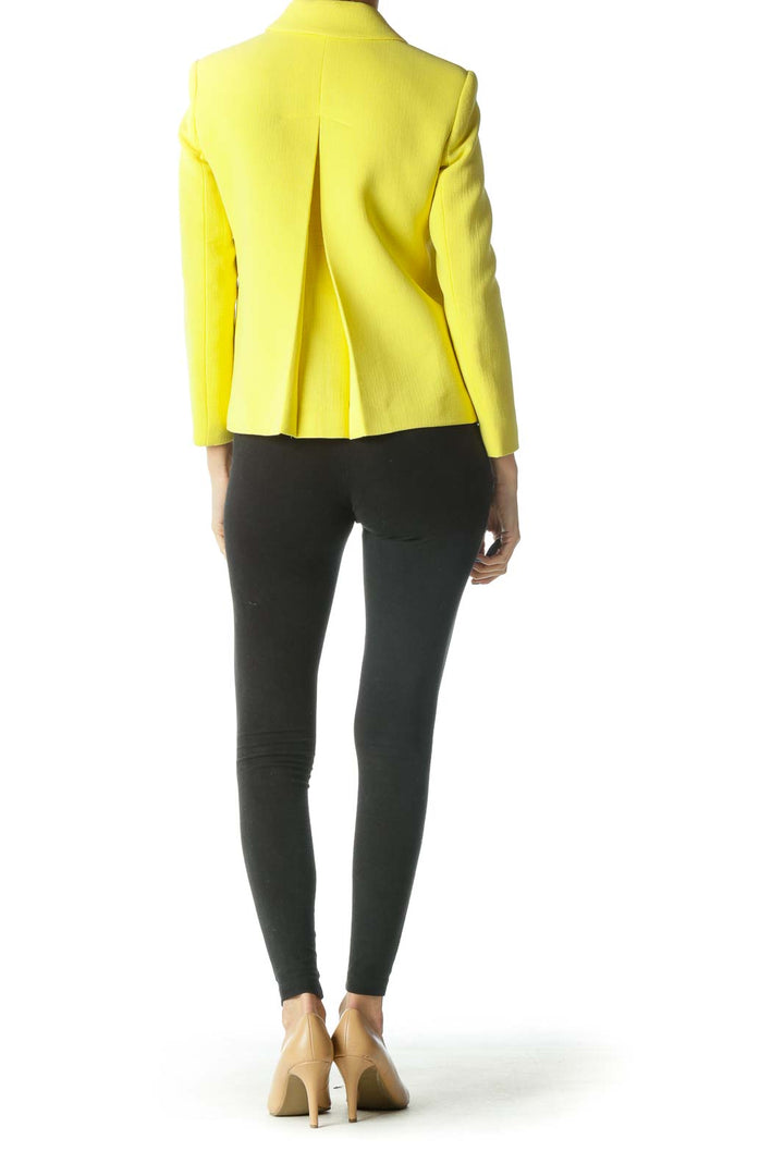 Yellow Structured Jacket