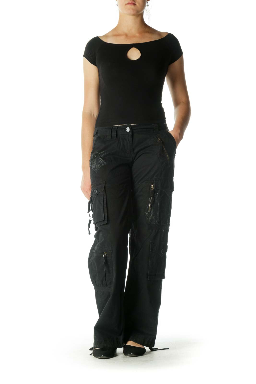 Black Cargo Pants