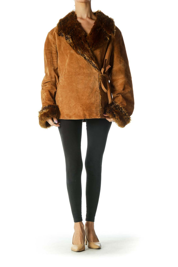 Brown Shearling Coat