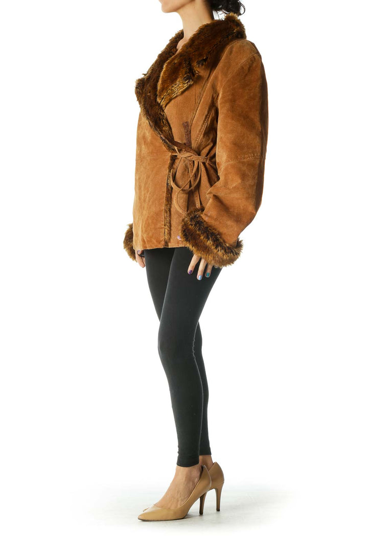 Brown Shearling Coat