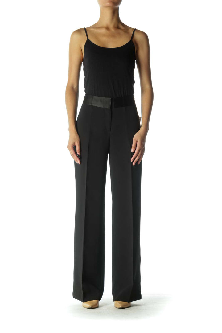 Black Wide-Leg Pants