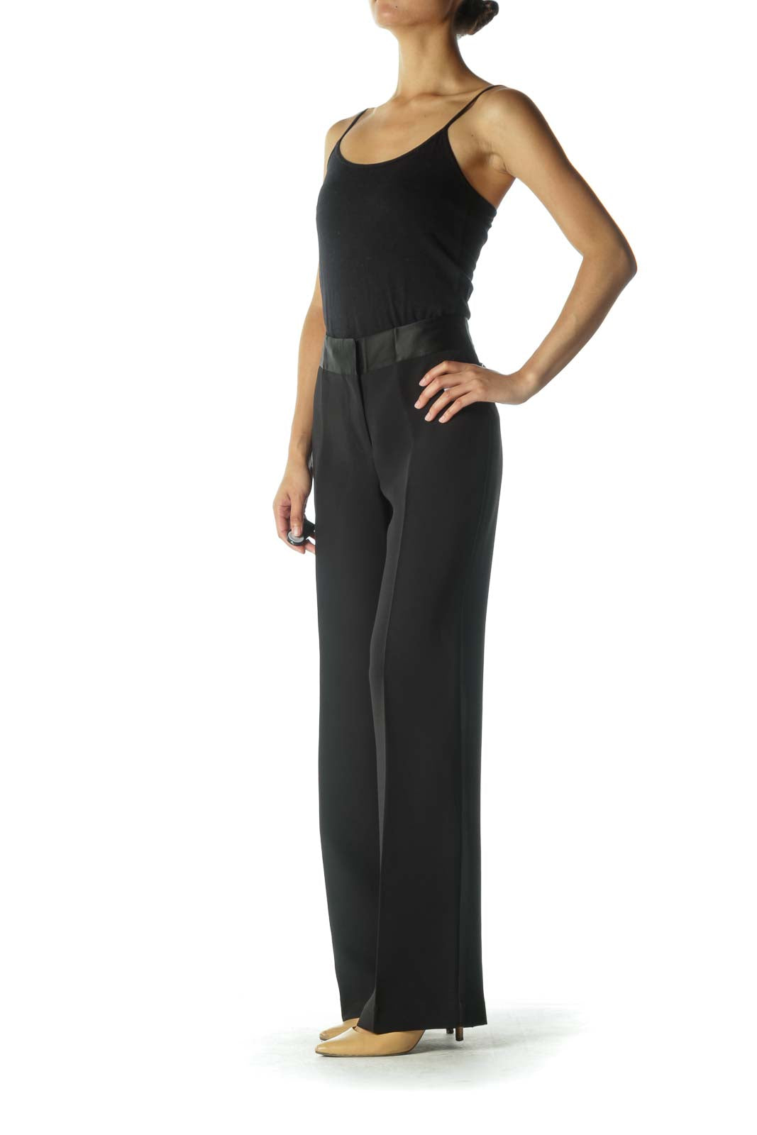 Black Wide-Leg Pants