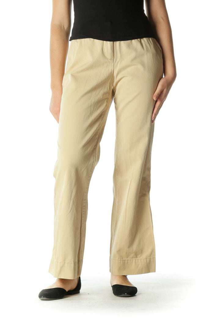 Brown Wide-Leg Pants