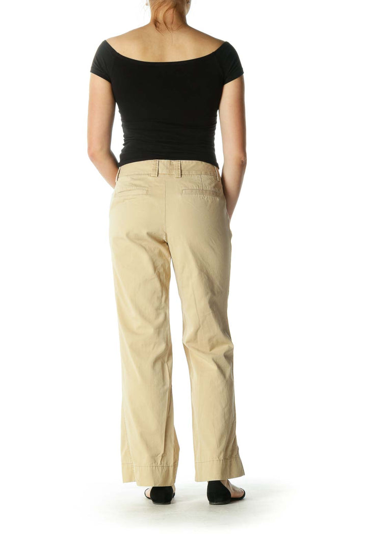 Brown Wide-Leg Pants