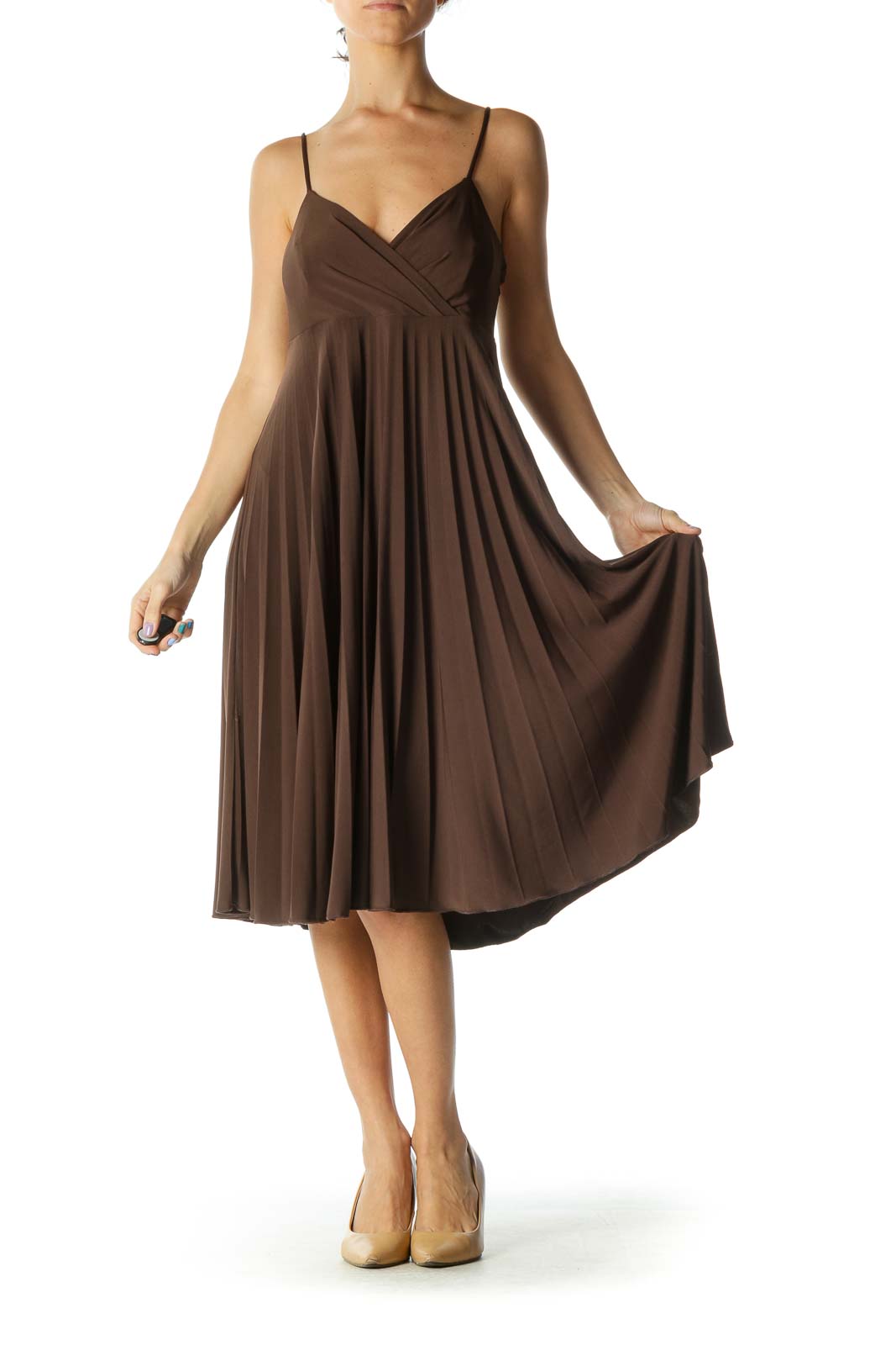 Brown Midi Dress