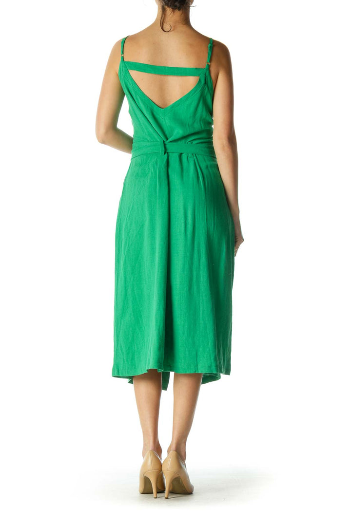 Green Midi Day Dress