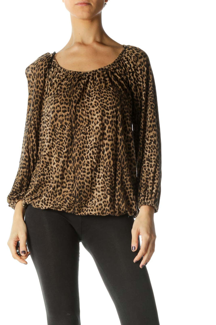 Leopard Print Blouse