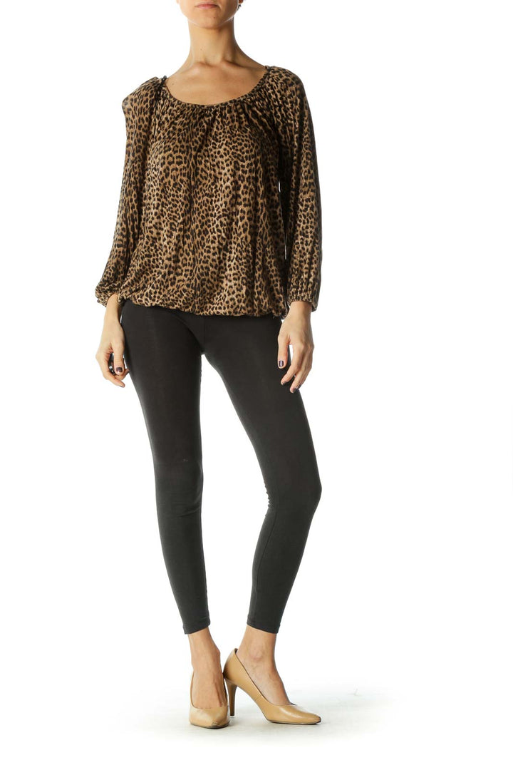 Leopard Print Blouse