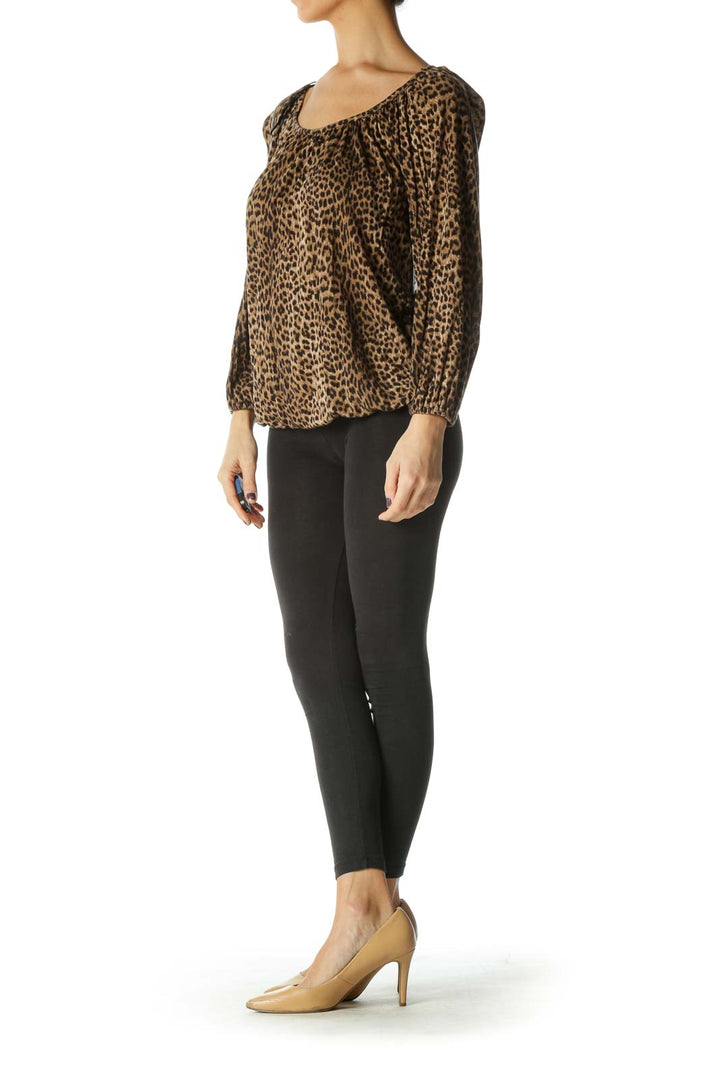 Leopard Print Blouse