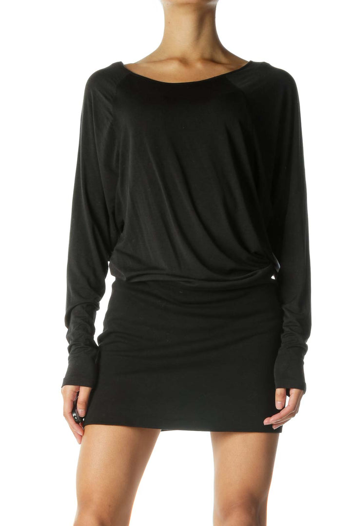 Black Bodycon Long Sleeve Dress