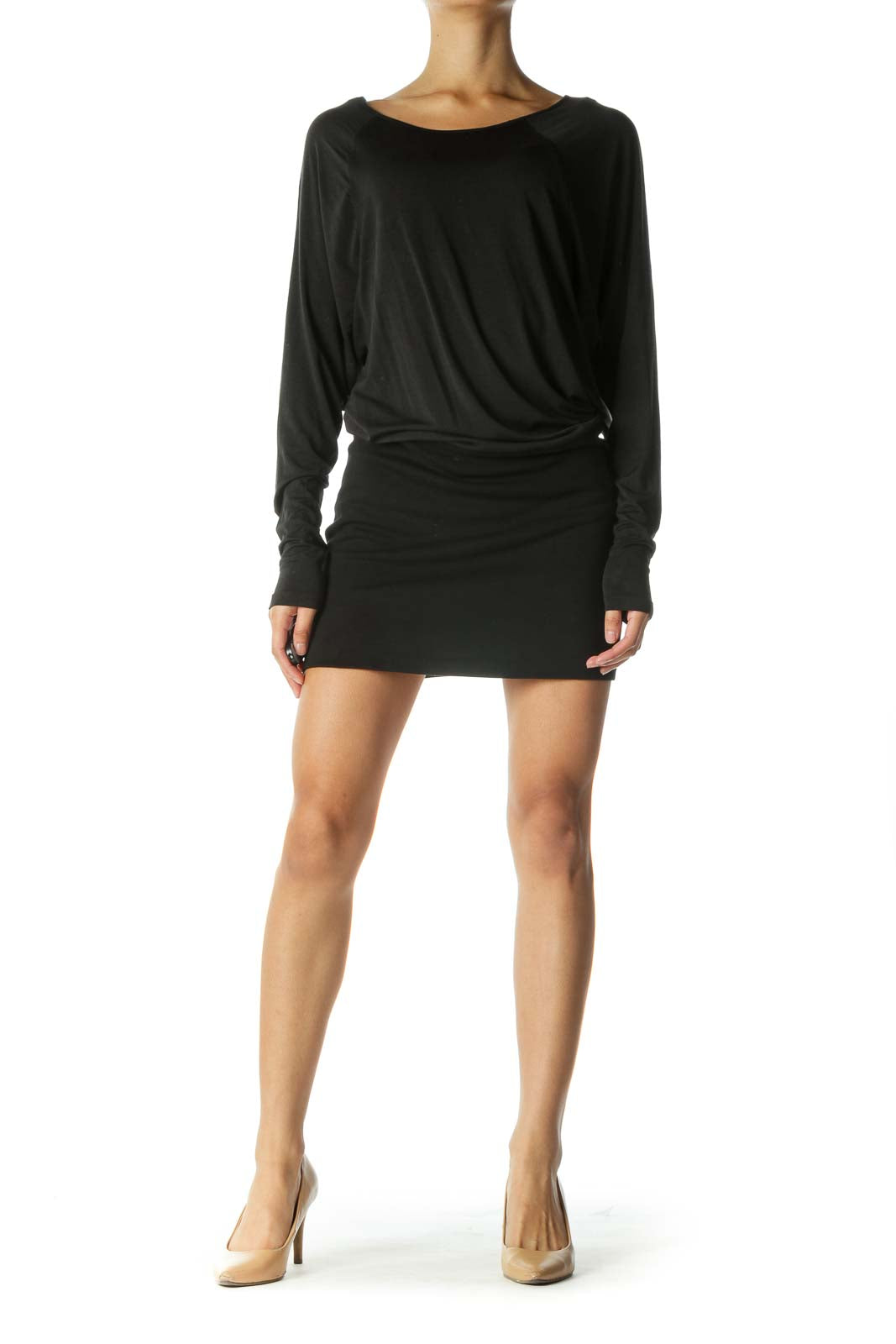 Black Bodycon Long Sleeve Dress