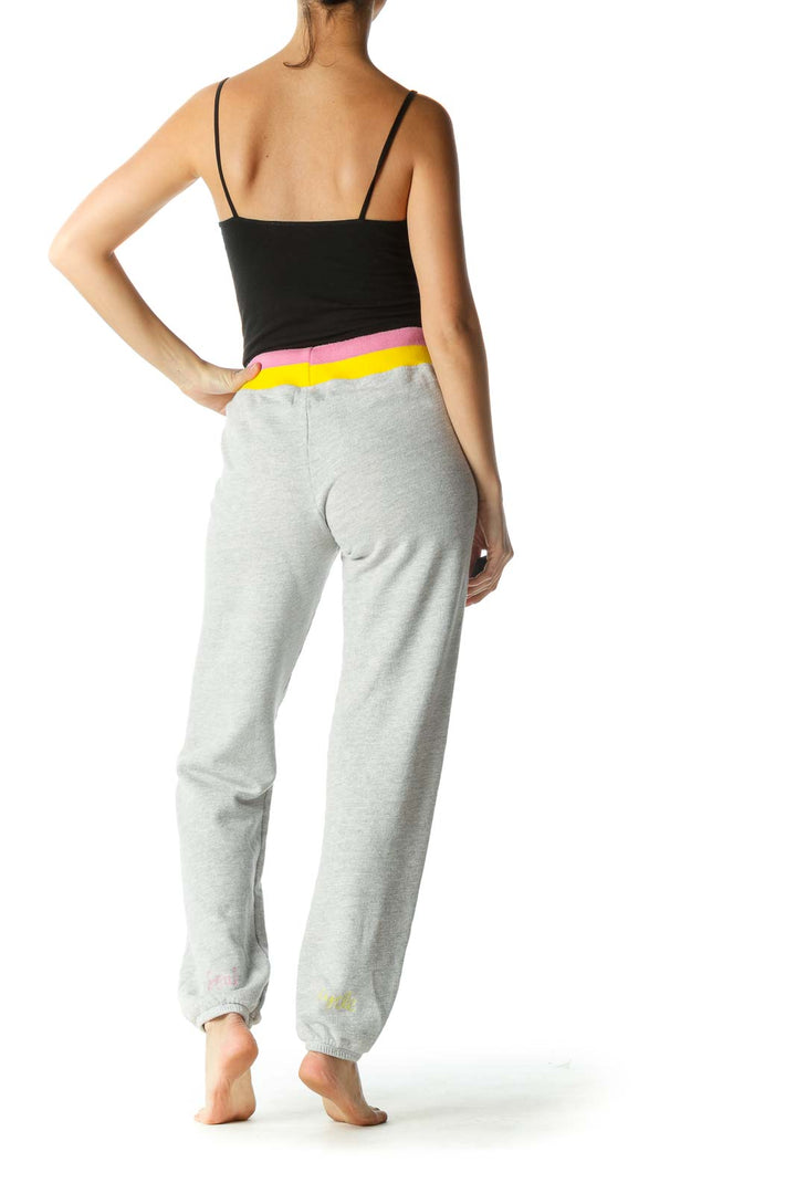 Gray Skull Sweat Pants