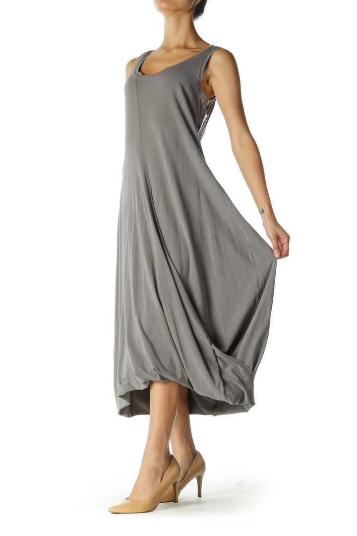 Gray Sleeveless Dress