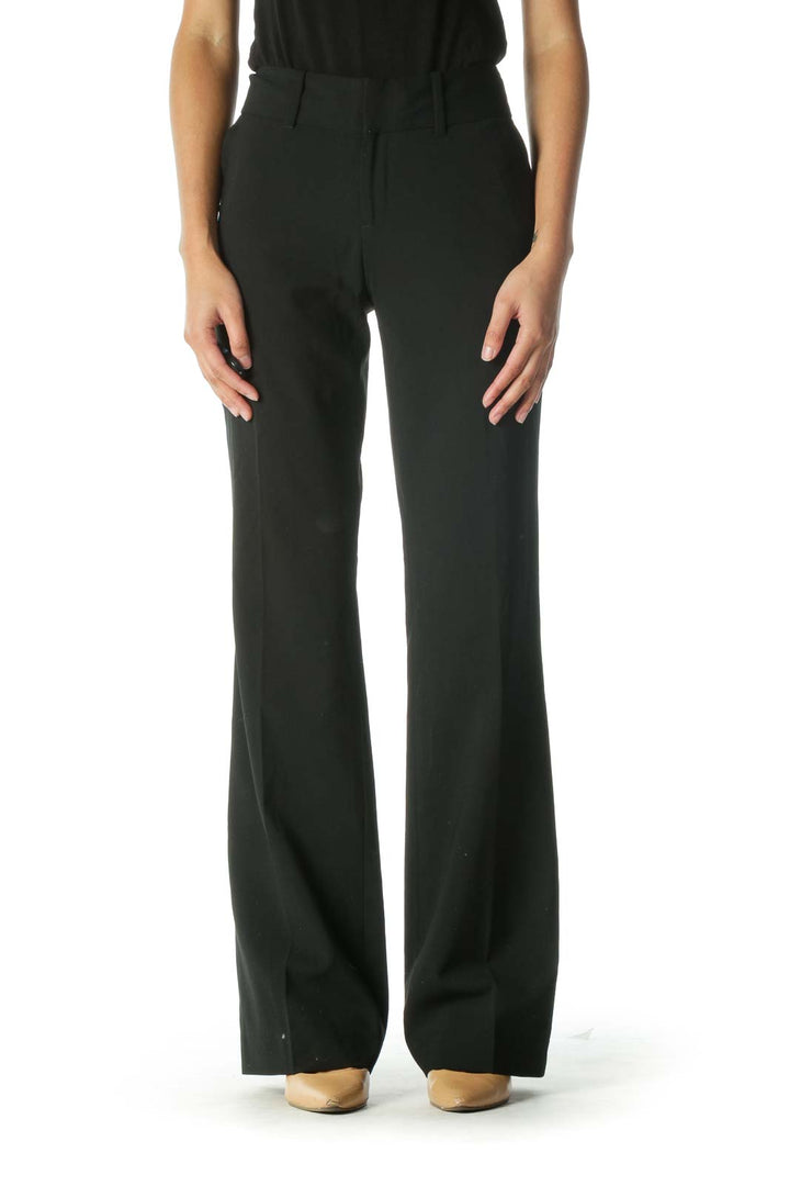 Black Straight Leg Pants