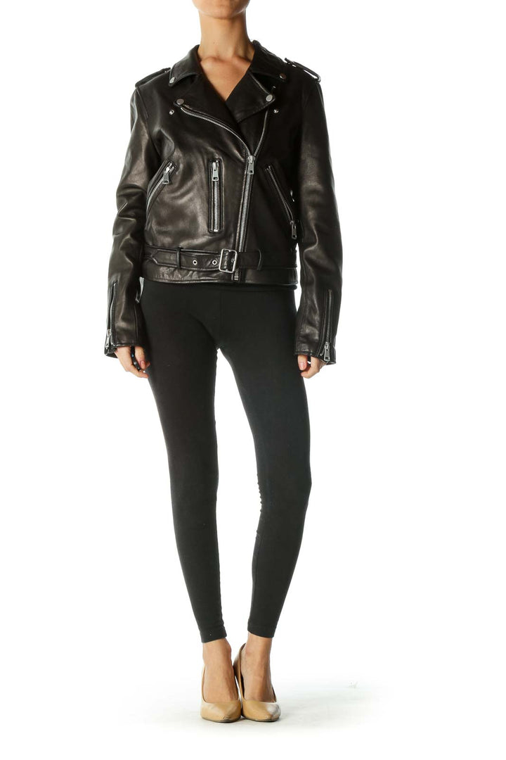 Black Genuine Leather Jacket